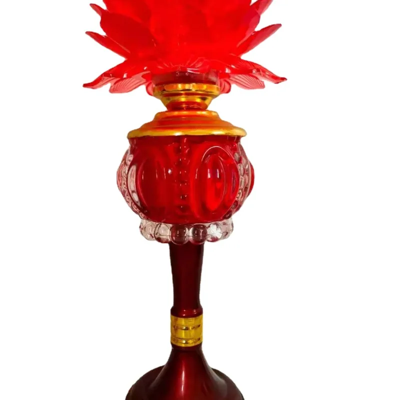 

alloy red lotus lamp plug-in palace Buddha pendulum manufacturers wholesale lighting supplies