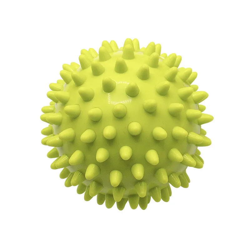 9CM Diameter Hollow Soft Spike Ball Hand Strength Recovery Exercise Massage Ball Yoga Fitness Spiky Massager Trigger Point