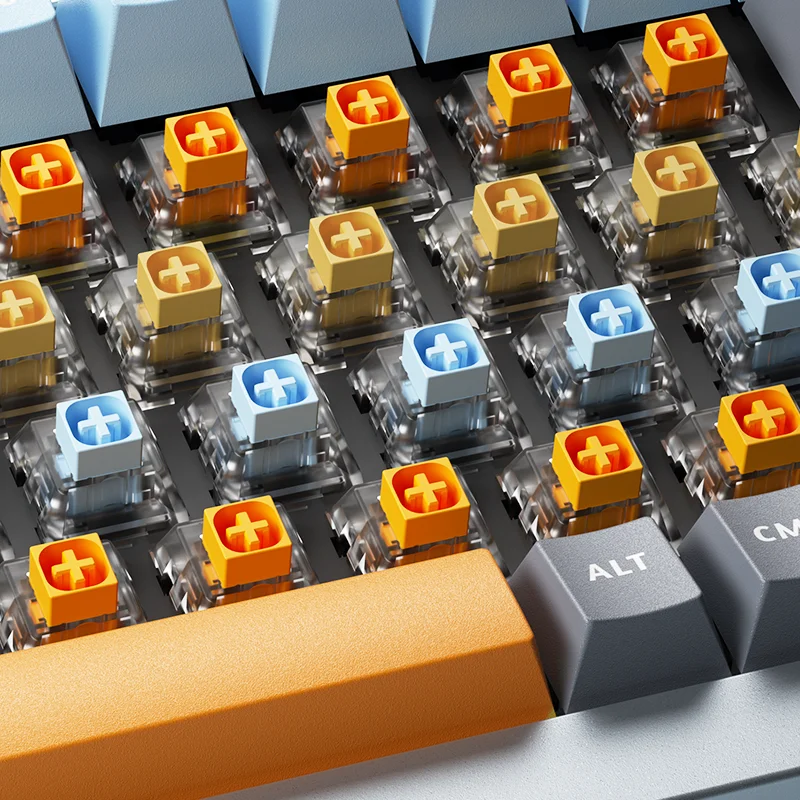 Imagem -03 - Kailh Box Crystal Heavy Handfeel Interruptor de Teclado Mecânico Linear Tátil Clicky Pinos Switches