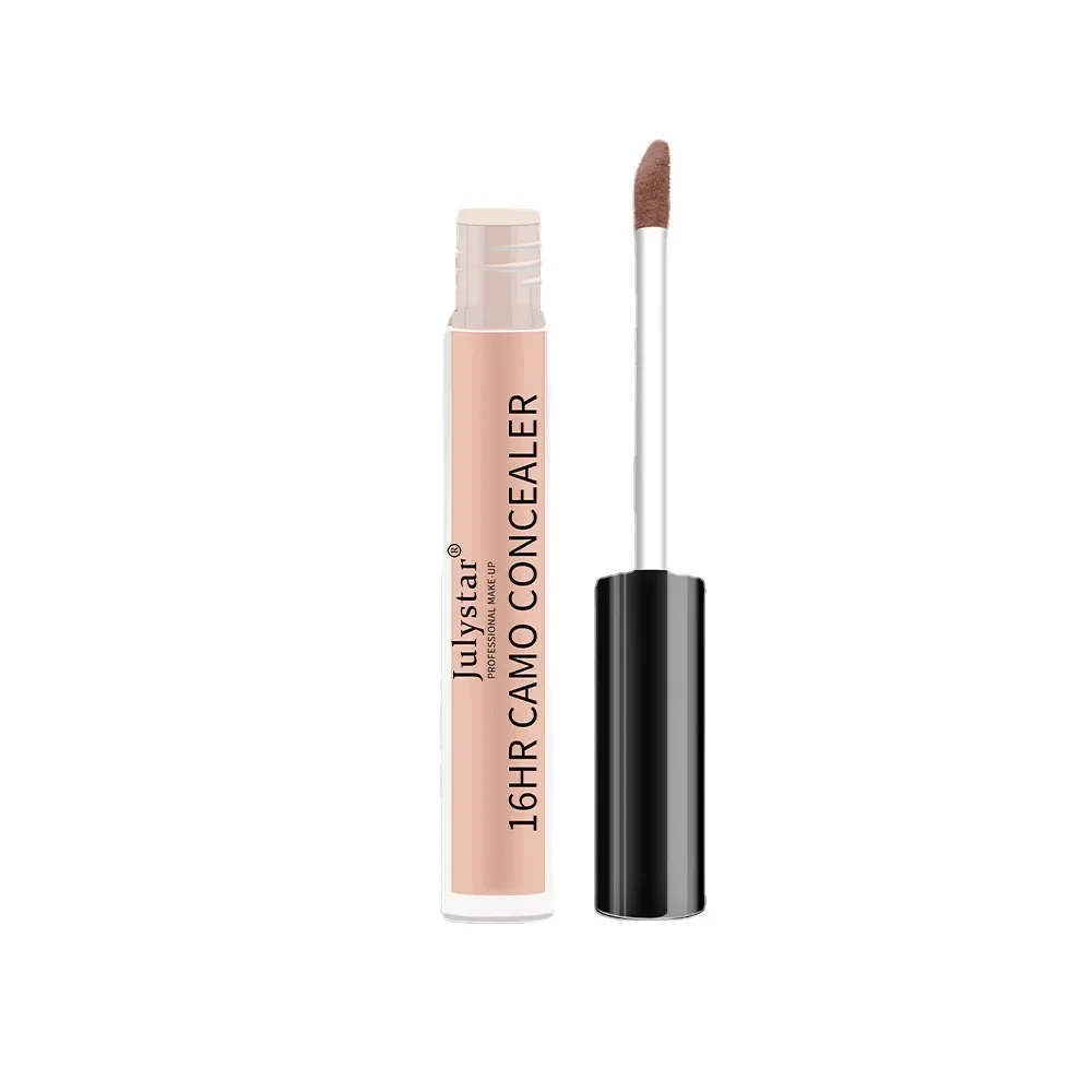 Julystar Nieuwe 6 Kleuren Vloeibare Concealer Natuurlijke Blijvende 16 uur Hold Make-Up Hydrateren Waterdicht Gemakkelijk Aan te brengen Professionele Concealer