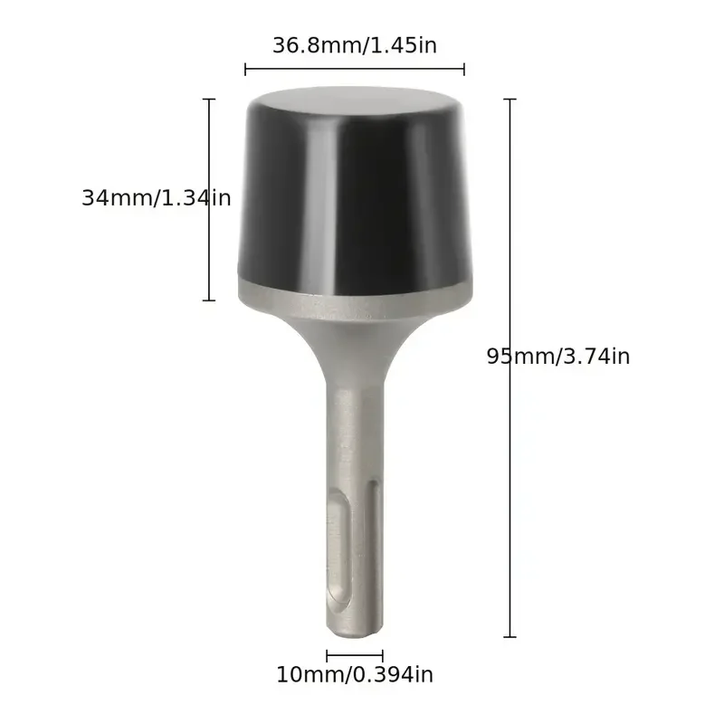 Suitable for Romper Hammer Impact Drill Perforator Rubber Mallet Hammer Hammering Head Masonry Power Tool Accessories Electric