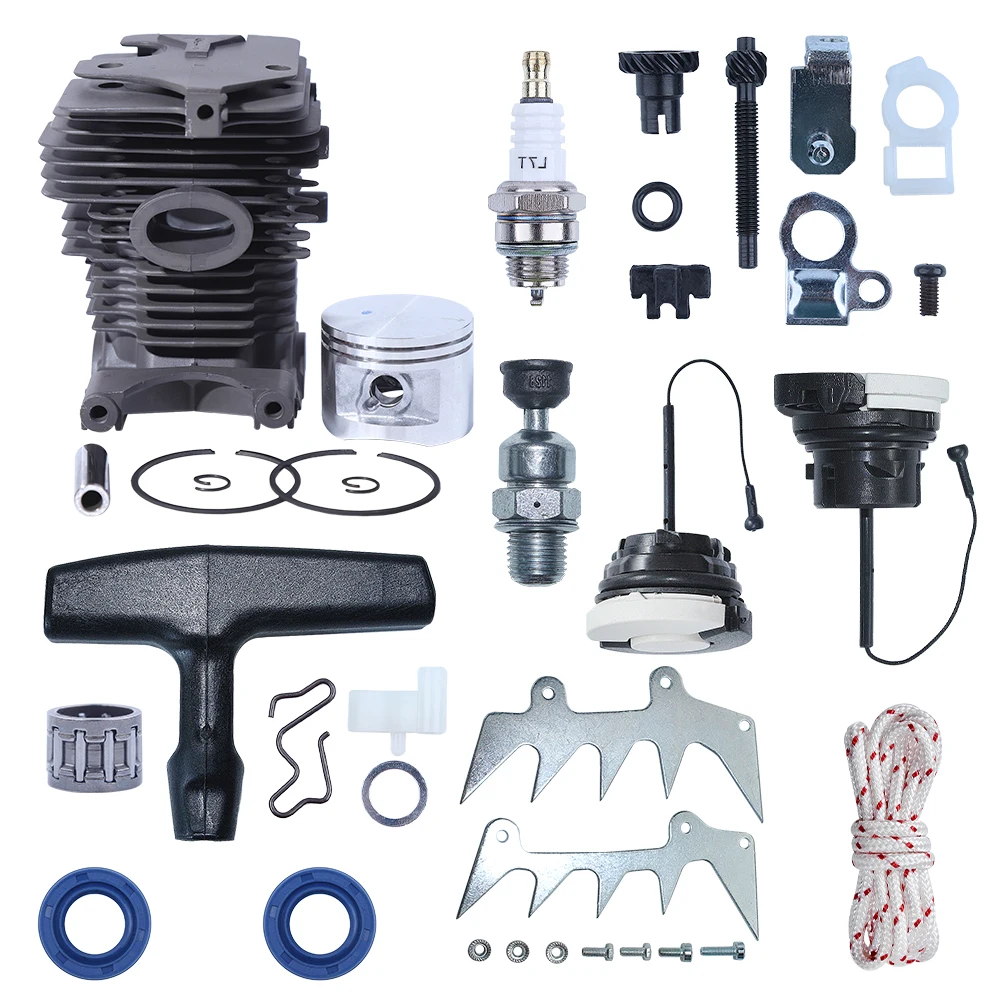 46 มม.กระบอกสูบลูกสูบ Felling Dog Bucking Spike Adjuster Kit สําหรับ Stihl MS280 MS270 MS 270 280 ลูกโซ่แก๊ส Cap Starter Pawl ชุด