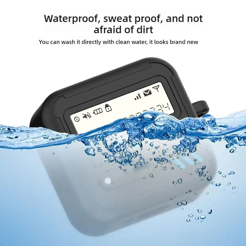 Чехол в стиле ретро BB Machine для AirPods 4. Мягкий силиконовый защитный чехол с защитой от царапин и ударов.