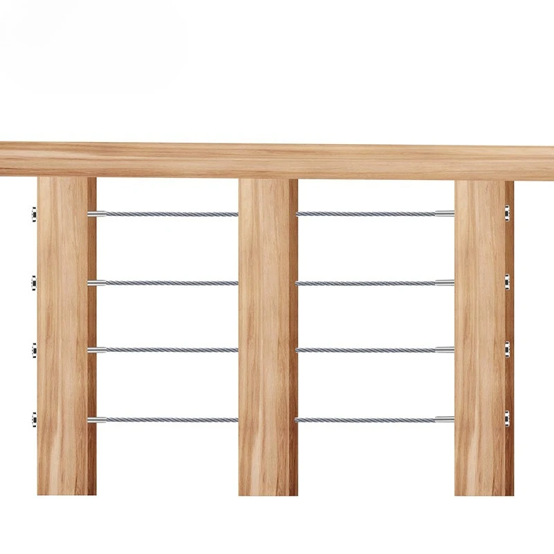 50 Pack Invisible Cable Railing Kit, T316 Stainless Steel 1/8In Invisible Receiver And Swage Stud End For Cable Railing