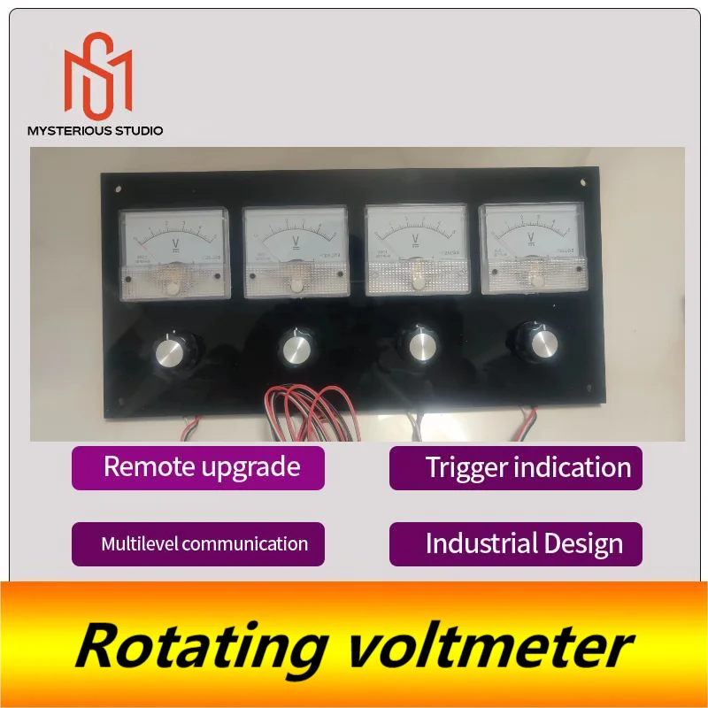 Imagem -02 - Quarto Secreto Escapar Jogo Mecanismo Adereços Quebra-cabeça Eletrônico 1987 Misterioso Estúdio Materiel Rotativo Voltímetro Botão