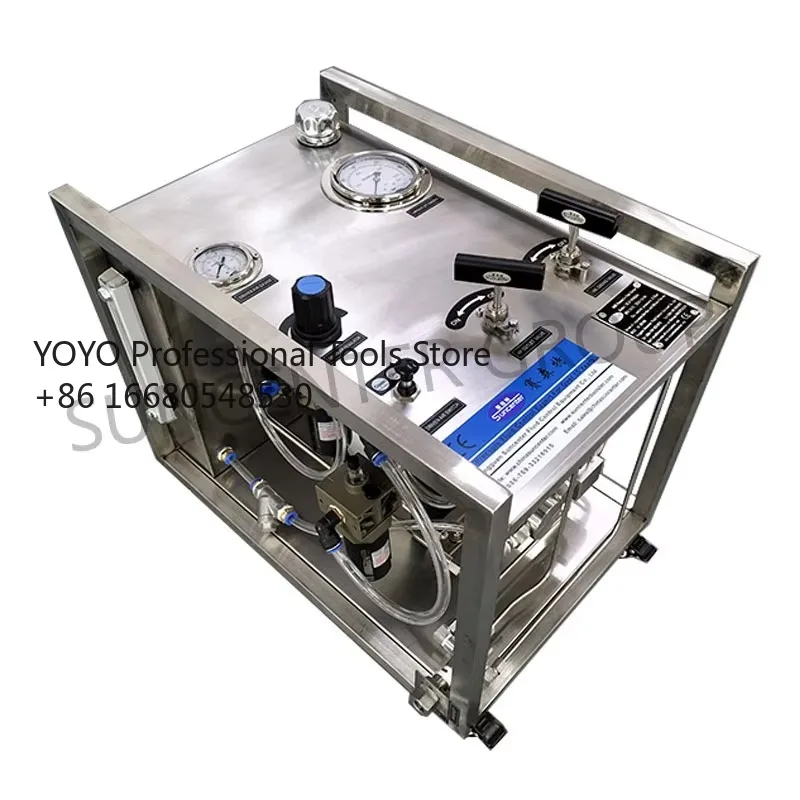 8dfHigh Pressure DLS-DGGD64 Air Driven Piston Pump System High Efficiency 304 Stainless Steel Pneumatic  Pump