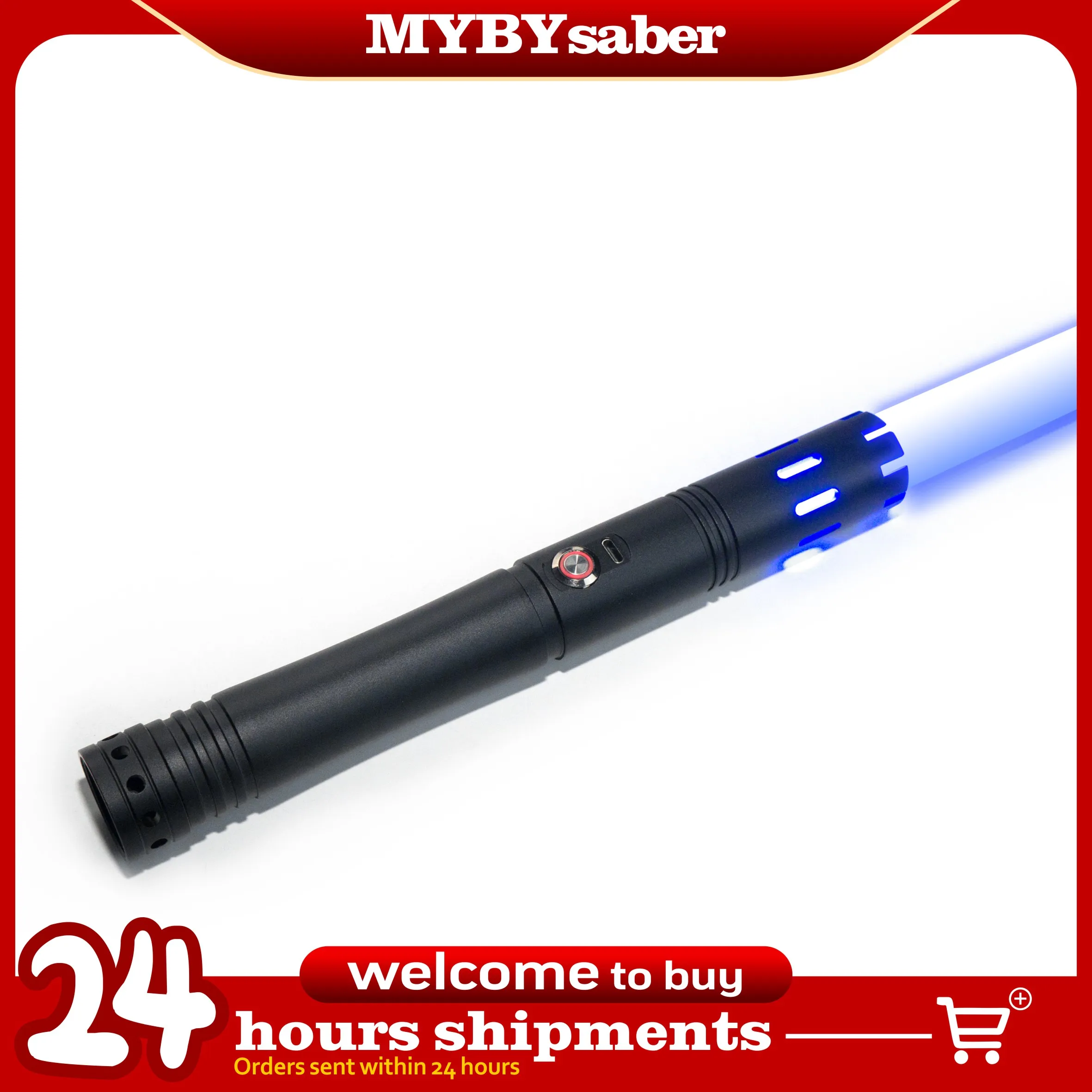 

X034-RGB Pixel Smooth Swing Lightsaber Metal Handle Heavy Dueling Colors Change Force Varety Sounds Blaster Laser Sword Toys