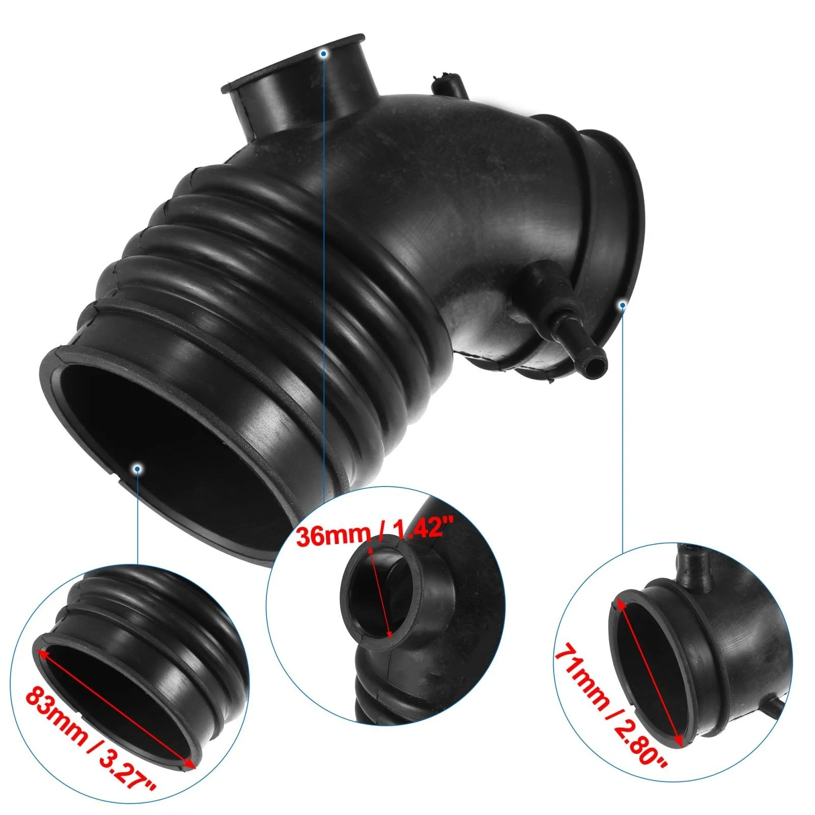 Engine Air Intake Air Intake Hose Temperature Resistant Enhanced Air Intake Efficiency For Hyundai Sonata Repair