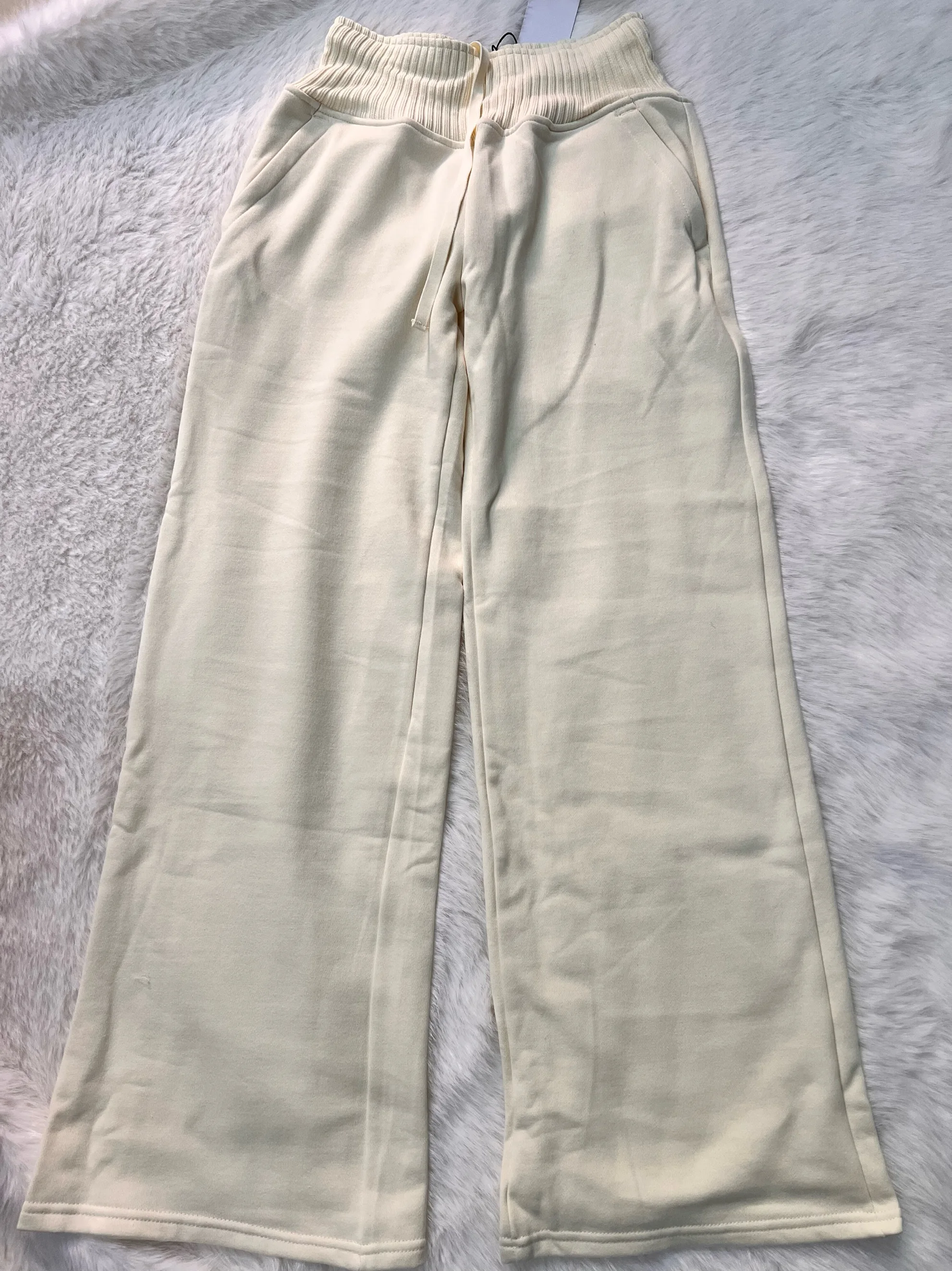 

Американские базовые прямые спортивные брюки в пол, утягивающие, повседневные, широкие, длинные, асимметричные, из хлопка, для города