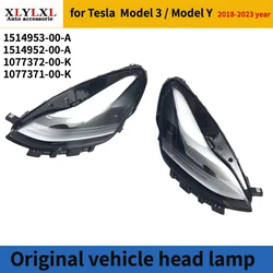 Head lamp cover for Tesla  Model 3 Headlight Assembly housing for Tesla  Model Y 1514953 1514952 1077372 1077372