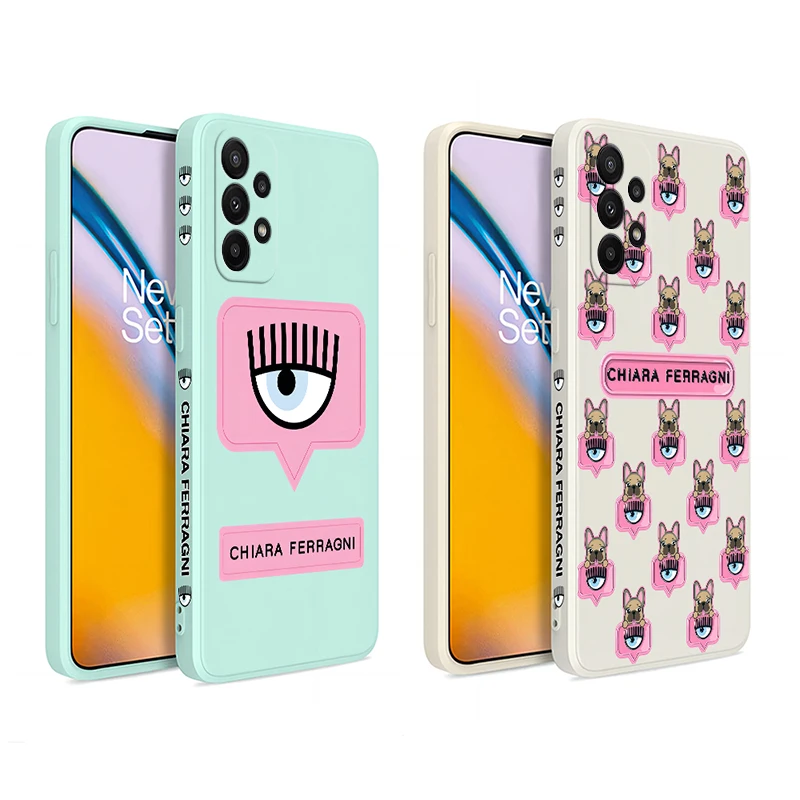 Hot Ferragnies Eyes Chiara Phone Case For Samsung A54 A34 A73 A53 A33 A23 A14 A13 A03 A03S A04 A04S A04E A72 A52 A52S A32 4G 5G