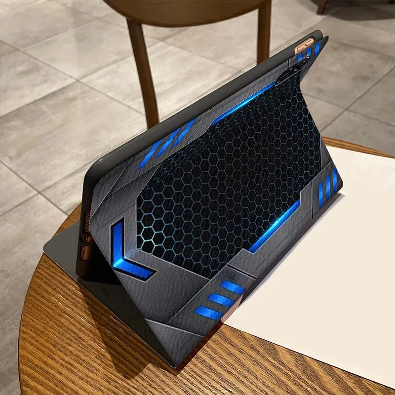 نمط معدني مضيء لـ MediaPad MatePad Air SE Pro M6 M5 M2 T10s T5 10 11 12.6 11.5 12X10.8 بوصة 10.1 حافظة كمبيوتر لوحي