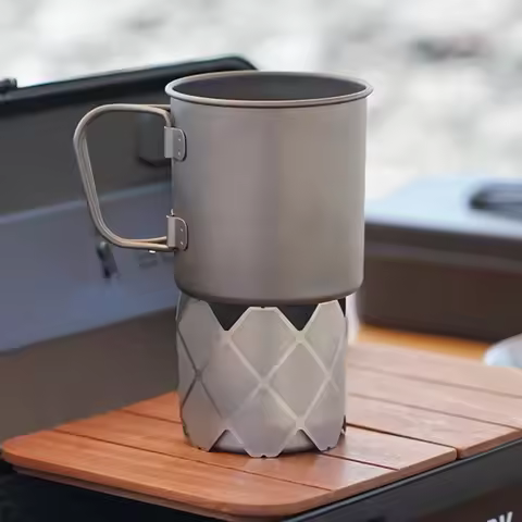 Windproof Alcohol Stove Ring Stainless Steel Camping Burner Shield,Ultra-Light Grid Guard Outdoor Cooking Camping Accessories