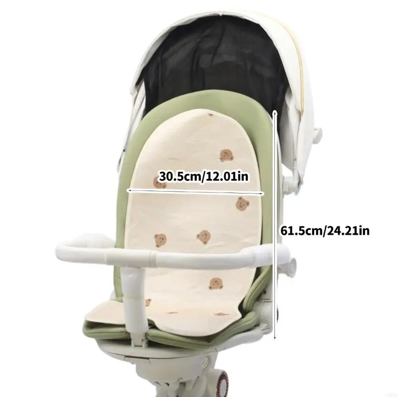 CORB Kereta Bayi Bantal Balita Kursi Dorong Kursi Liner Musim Panas Bantalan Pendingin untuk Kereta Dorong Bayi Bantal Bernapas