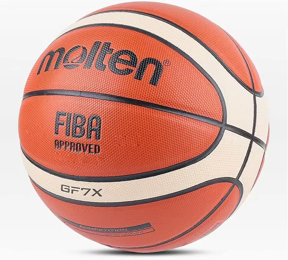 Molten GF7X basketbal Officiële certificering Competitie Standaardbal Trainingsbal voor heren en dames Teambasketbal