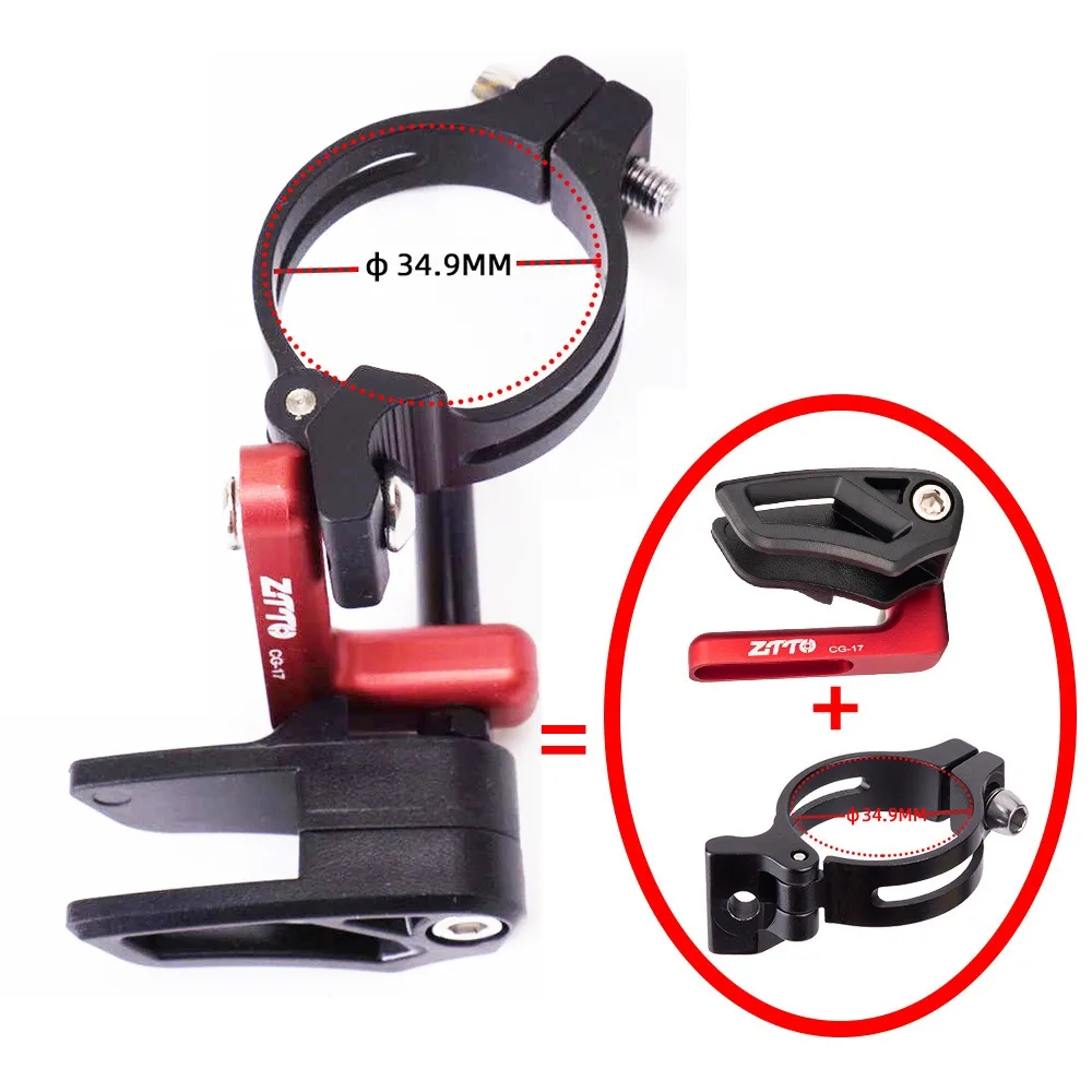 

Cross-country Chain Guard 31.8mm/34.9mm Bike Chain Guide Direct-mount CNC Long Service Life Reduce Chain Dropout Riding