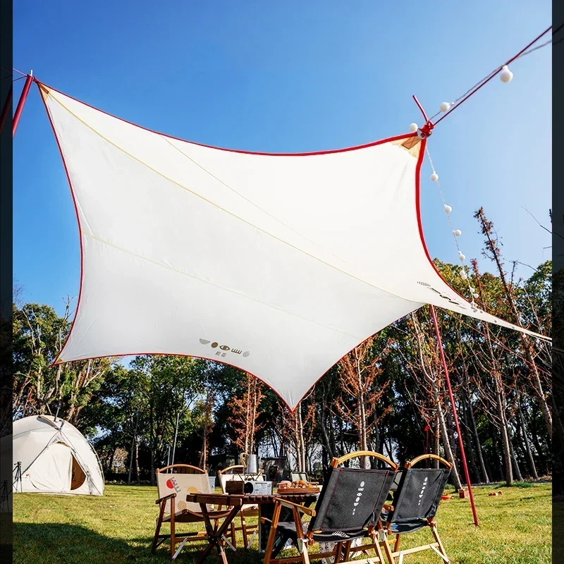 Louyin  Sky Tent Outdoor Exquisite Camping Picnic Shading Portable Butterfly Hexagonal Equipment