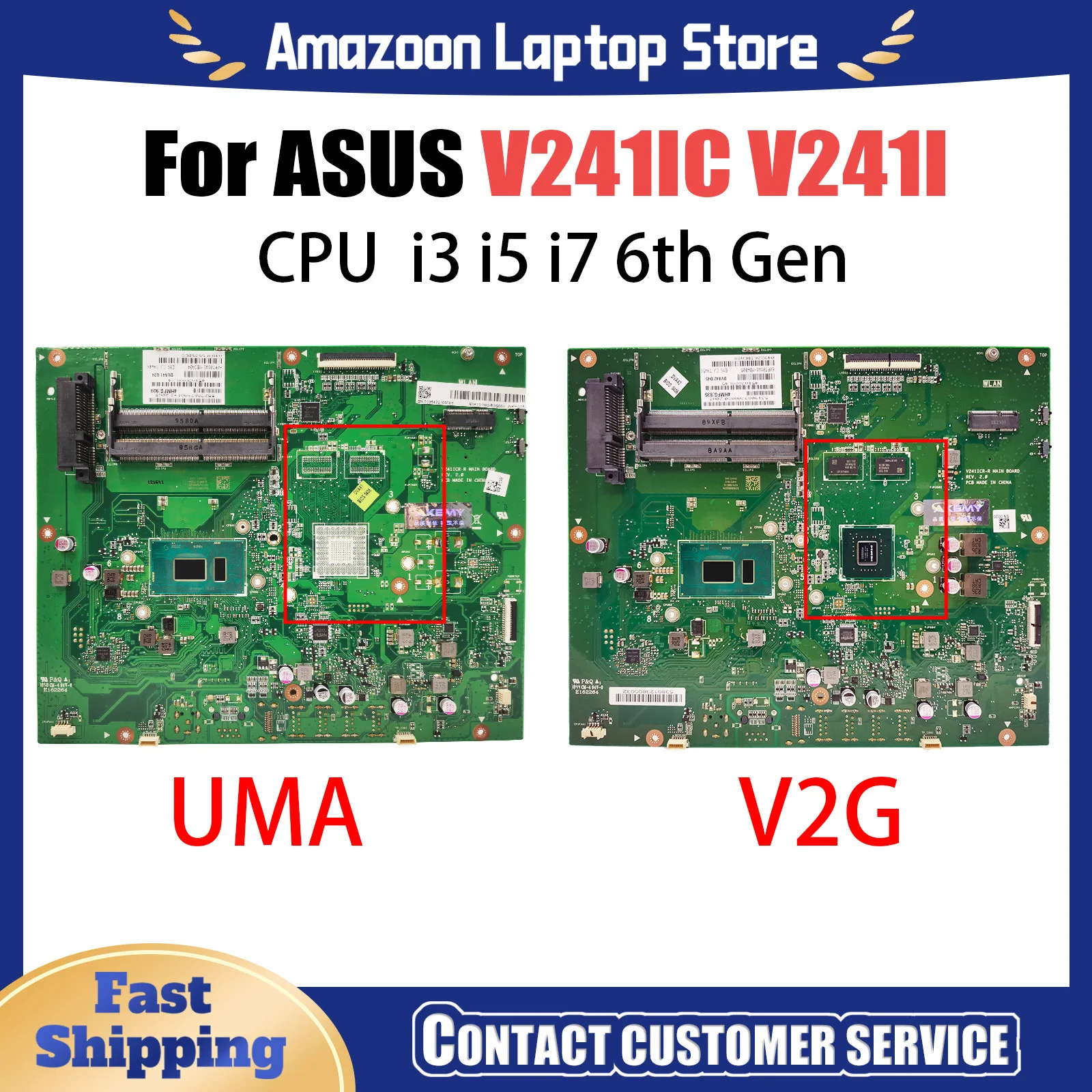 V241IC Moederbord Voor Asus V241I V241IC moederbord van Alle-in-een Machine Met 4405U 4415U I3 I5 I7 CPU 930MX Getest OK