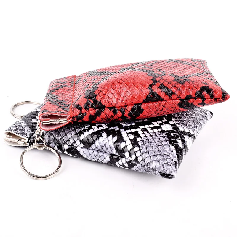 New Serpentine Purse Type Key Bag High Capacity Key Wallet Simple Key Holder Case Keychain Pouch Women Men Coin Housekeeper