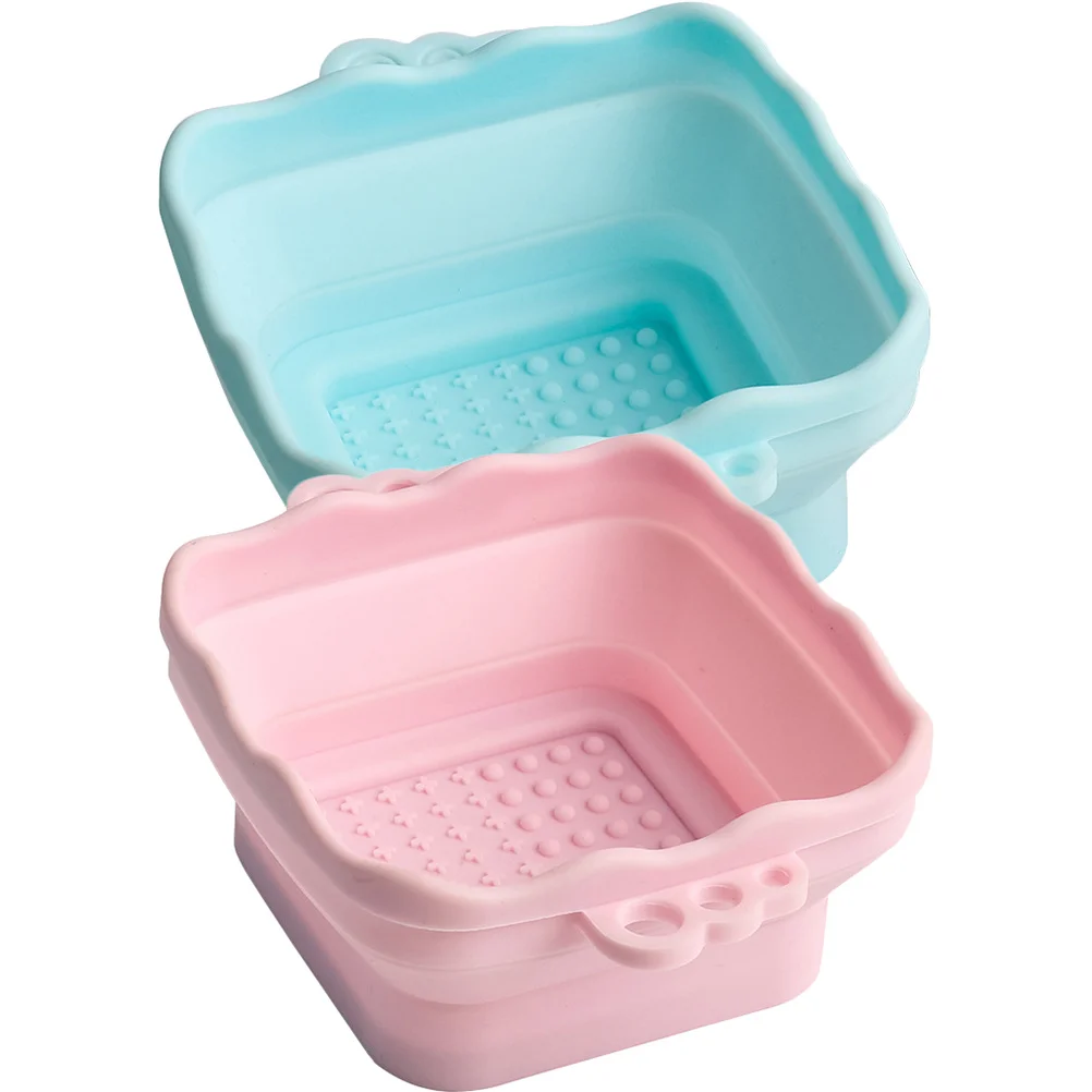 2 stuks siliconen make-upborstel schoonmaakkom opvouwbare scrubbermat voor snel schoon gereedschap draagbaar waspad ideaal cadeau voor vrouwen