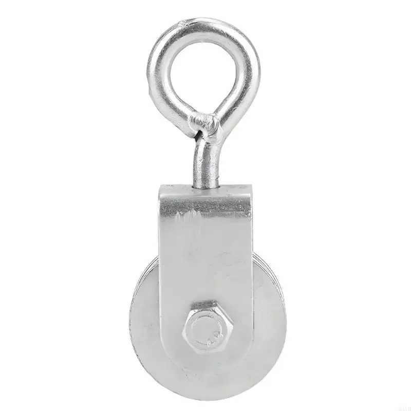 Alloy Steel Cable Pulley Block Wheel With High Load Bearing Pulley For Strength Training Industrial Use Heavy Lifting M4YD