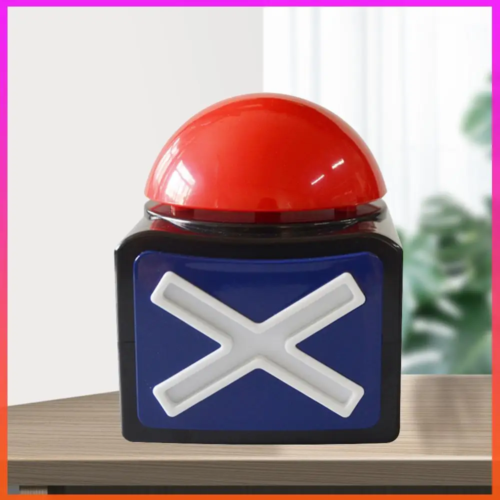 Rode zoemer Alarmknoppenbox met geluid en licht Alarmgeluid Speelknop Trivia Quiz Got Talent Zoemer voor wedstrijdantwoordspel