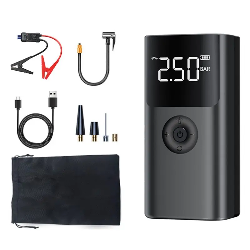 

A37T-Car Jump Starter,12000Mah Battery Pack With Air Compressor(150PSI) For Cars Trucks Motorcycles Portable
