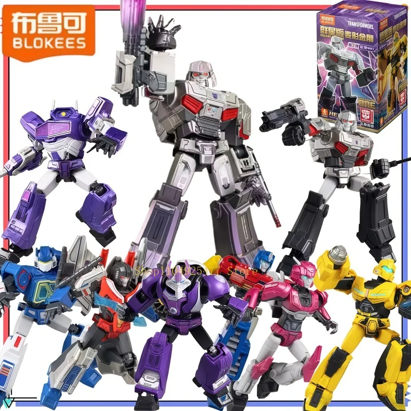 BLOKEES Transformers Building Block Small Particles Man Many Stars Edition 7nd Megatron Shockwave Assembly Model Toy Gift