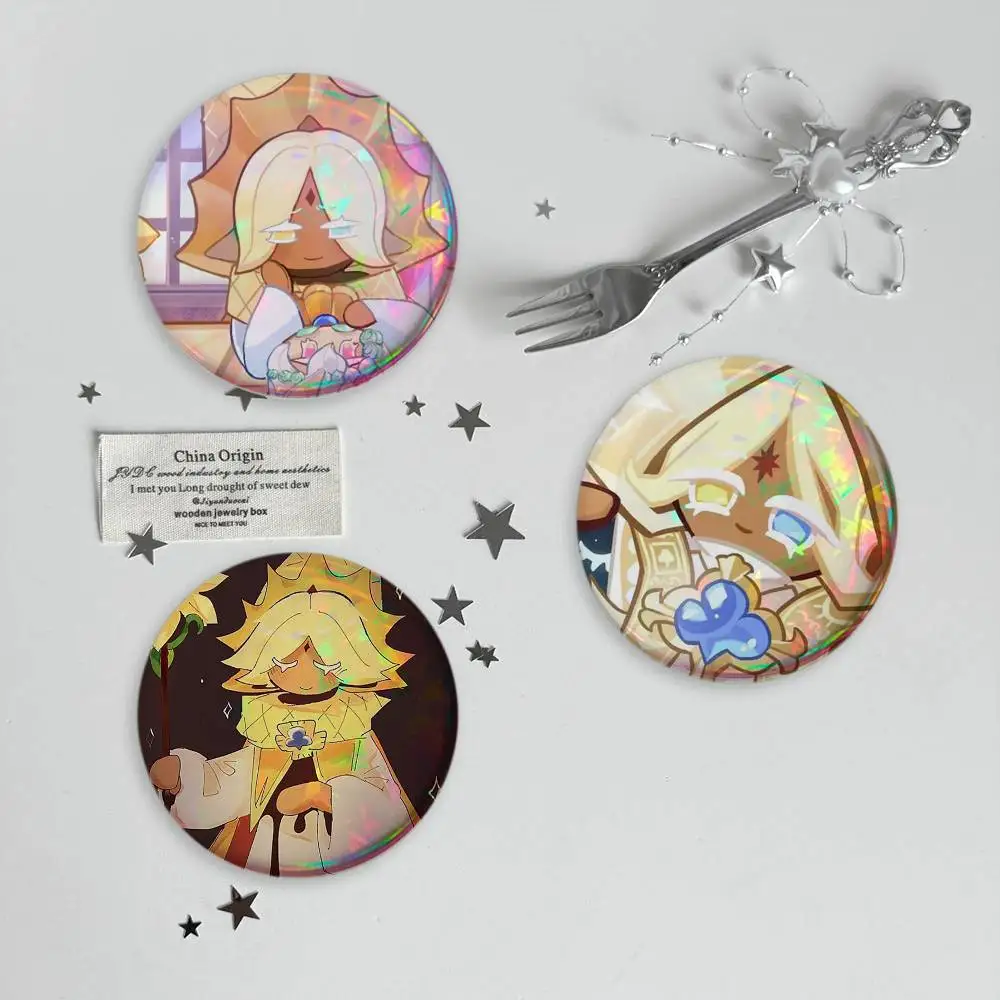 Cartoon Pure Vanilla Cookie Brooches Cartoon Badge Pins Backpack Hat Accessories Friend Gift