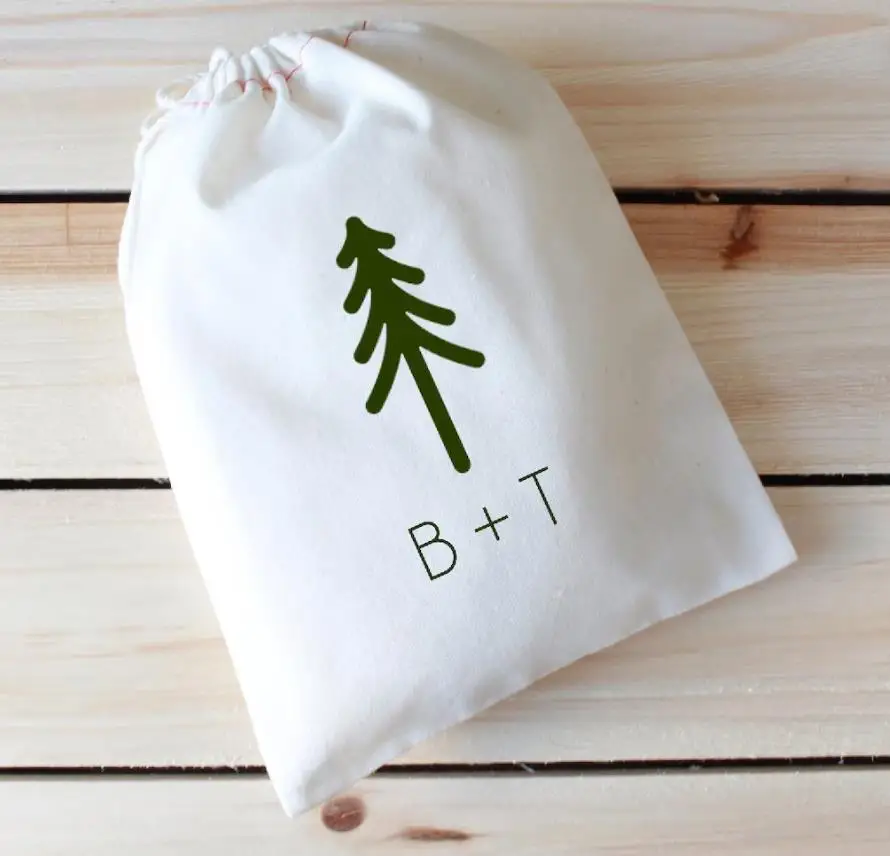 

20pcs Mountain Wedding Welcome Bag - Mountain Wedding Bags - Pine Tree Wedding Favors - Mountain Wedding Favors - Custom Wedding