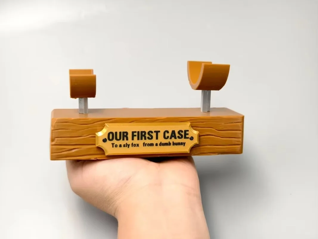 جديد حار Zootopia 2 جودي حامل قلم الجزرة ونظارات نيك وايلد-نماذج عرض غير وظيفية اطلاق النار الدعائم لا وظيفة #5