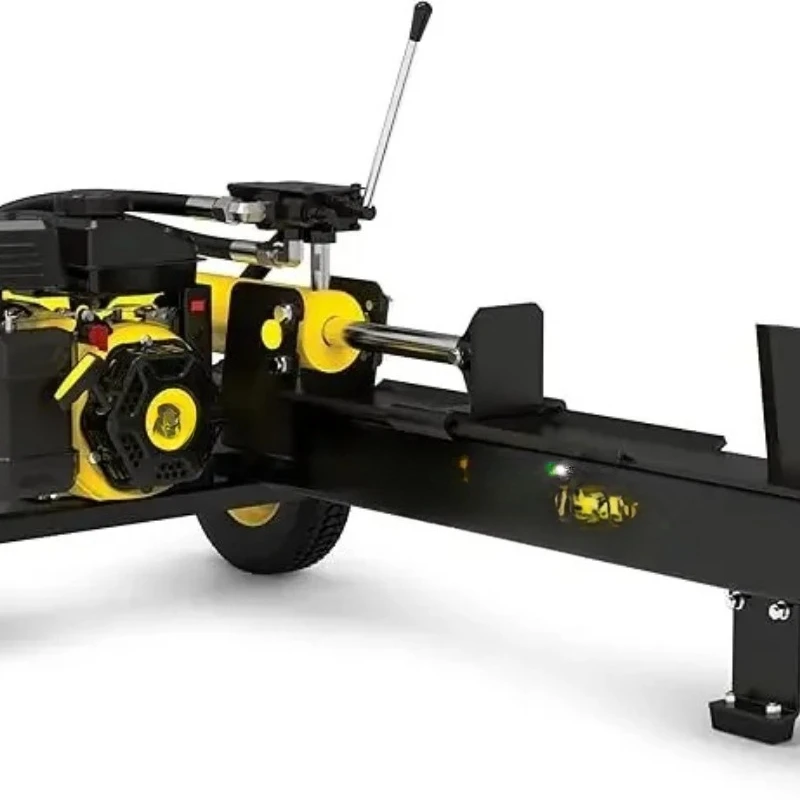 7 Ton Gas Powered Log Splitter Horizontal Compact Auto Return Firewood Splitter