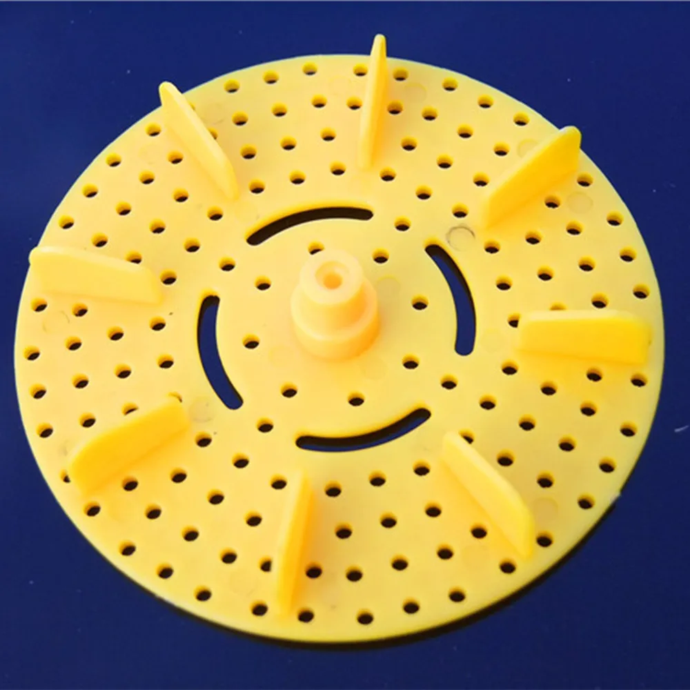 1piece K350 75mm Yellow Plastic Round Propeller Paddle Steamers Wheel Hub DIY Ship Motor