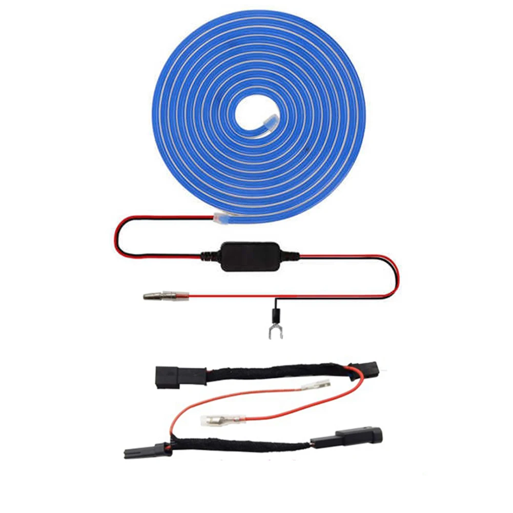 

Universal 12V Frunk Brighten LED Strip Modified Ambient Lighting for Model 3 Y 18-23 Trunk Light Blue
