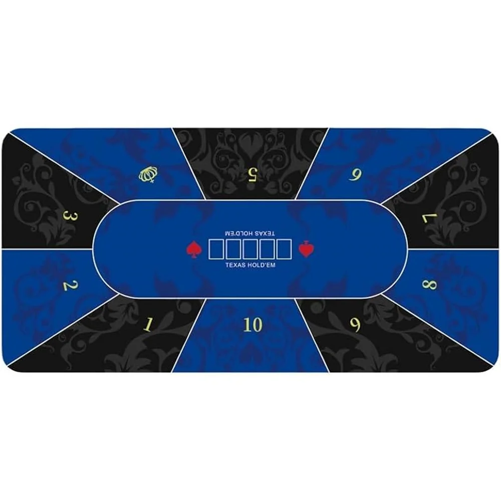 

Anti-slip Thicken Rubber Casino Texas Hold'em Table Mat Poker Tablecloth Board Games Desk Mat Gaming Table Pad Chips Tablecloth