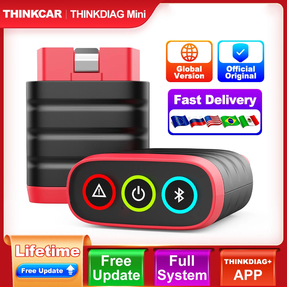 

THINKCAR THINKDIAG MINI автоматический сканер OBD2 полная диагностика систем всех автомобилей пожизненная бесплатная автомобильная диагностика инструменты сканирования