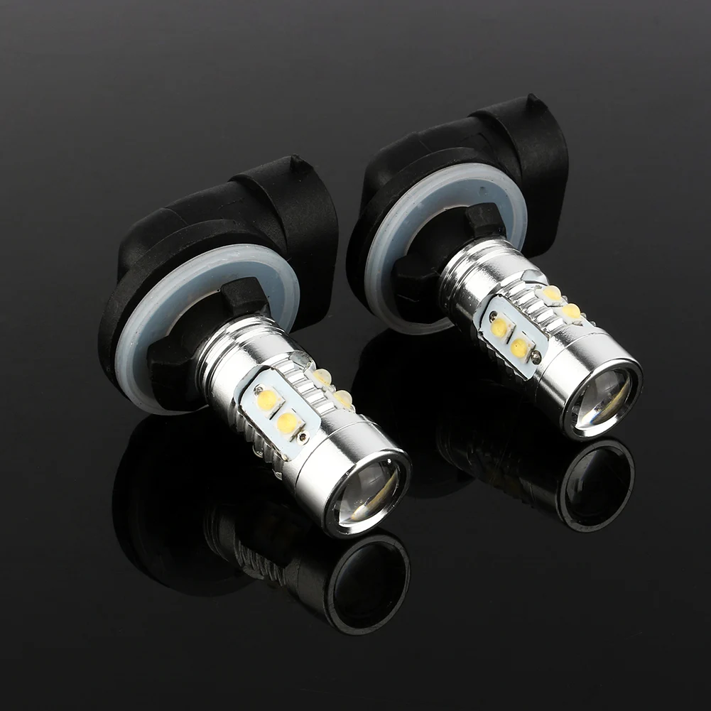 1 PAIO LAMPADA FENDINEBBIA H27 881 50W LED FOG LIGHT BULBS PER AUTO LAMPADINE