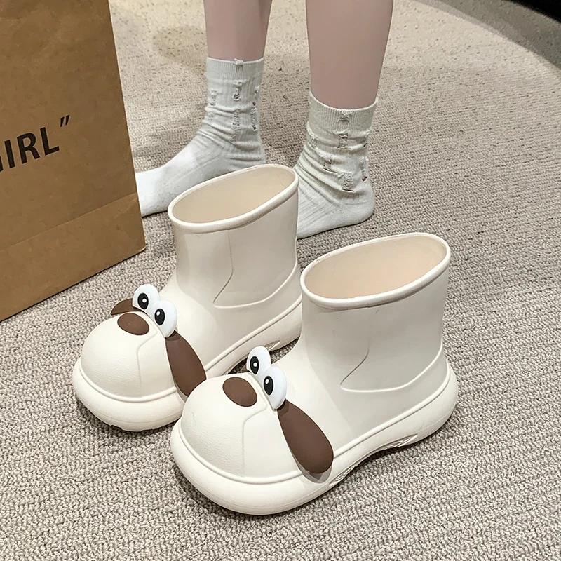 Big Toe Schuhe Neue Stil Regen Stiefel Damen Mode Trend Tragen EVA Wasserdichte Schuhe Kurze Röhre Regen Stiefel Schuhe für Frauen