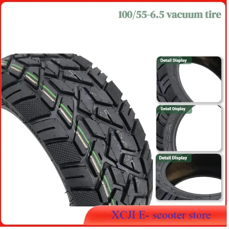 

11 Inch 100/55-6.5 Thickened Vacuum Tire Wear-resistant 90/65-6.5 Electric Scooter Modified Tubeless Tyre Explosion Proof