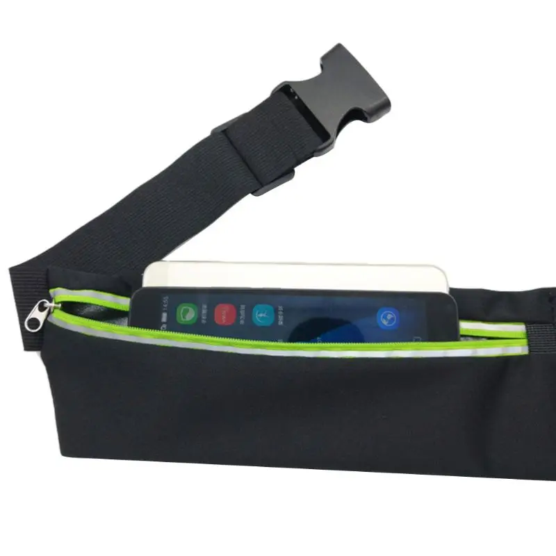 Túi kép Đai chạy bộ Túi đựng điện thoại Túi đeo thắt lưng Du lịch thể thao Fanny Pack cho