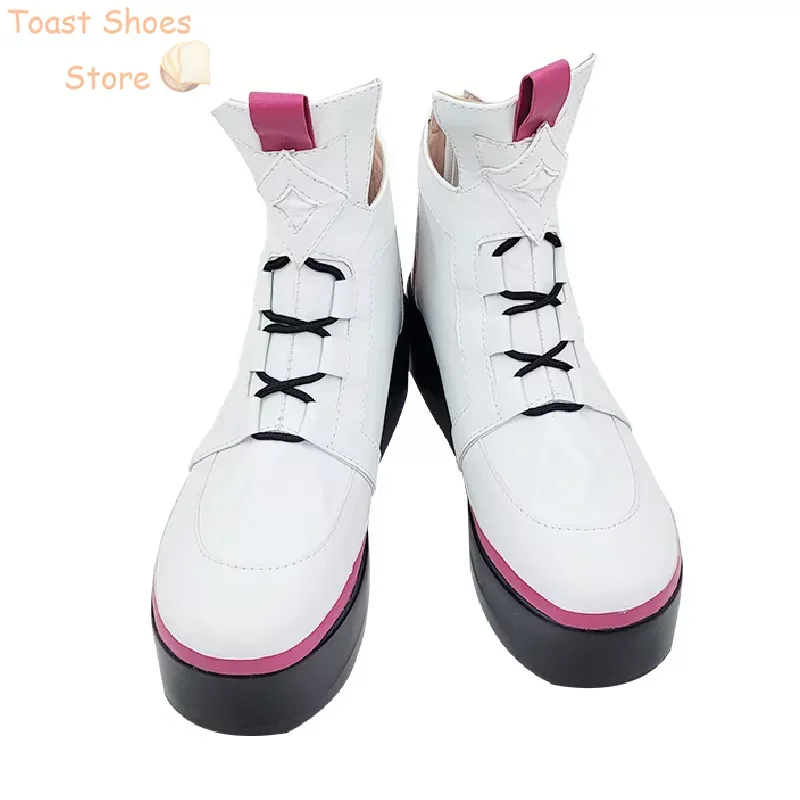 Watarai Hibari Cosplay Schoenen Hot Vtuber Cosplay Laarzen Pu Lederen Schoenen Halloween Carnaval Prop Kostuum Prop