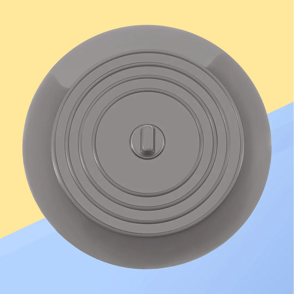 

1pc Silicone Flat Drain Cover Kitchen Basin Round Drain Plug Leakage-proof Water Stopper Tub Stopper Drain Stopper