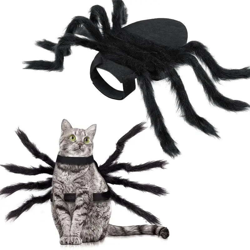#Pet Dog And Cat Costume Halloween Spider Transformation Outfit Pet Costume Pet Cat Dog Funny Cosplay Dress Up Clothes Costume