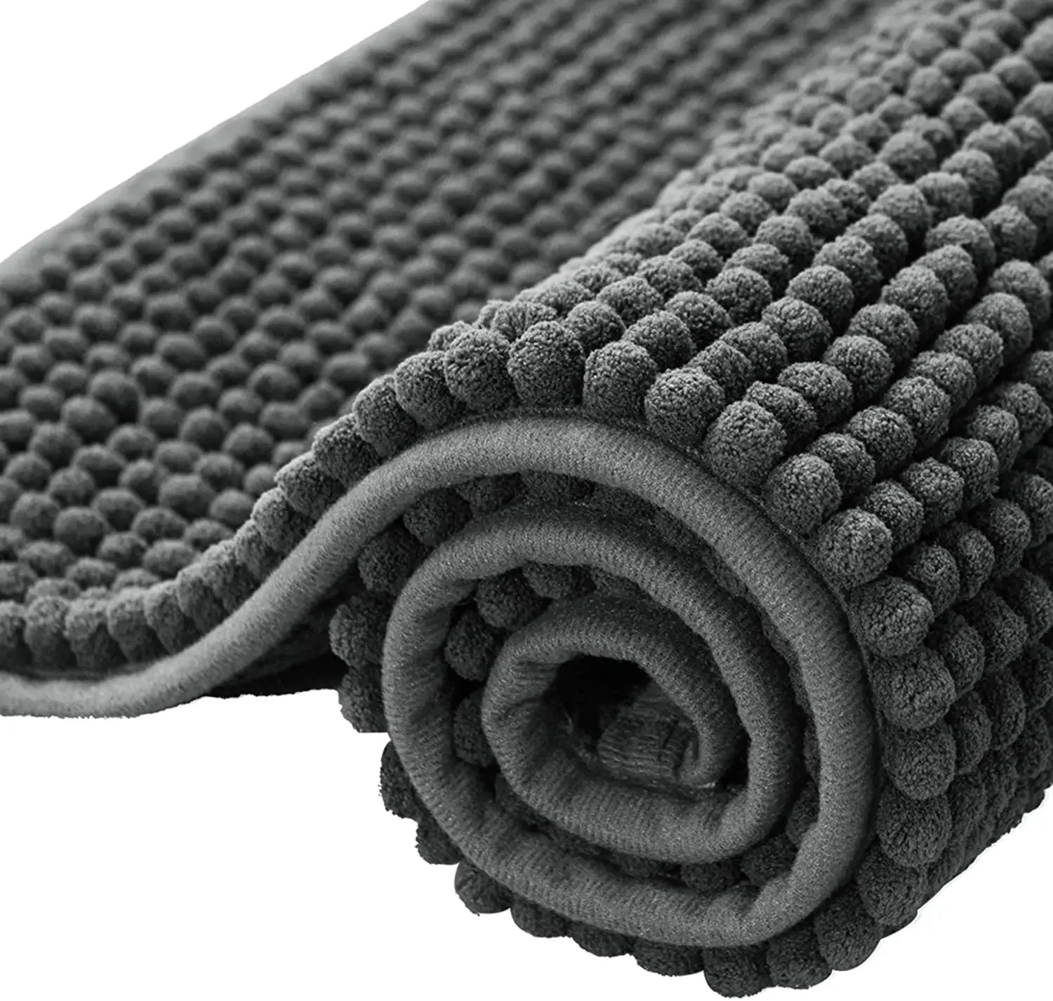 Luxury Super Soft Chenille Shaggy Bathroom Mat Bath Carpets Solid Color Non Slip Absorbent Bathroom Carpet Foot Mat