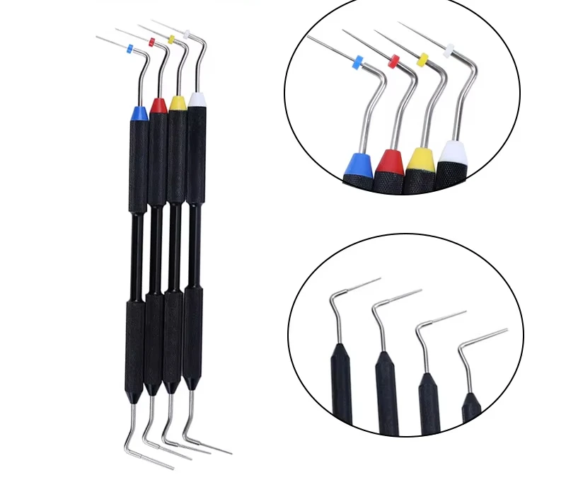 

A 4 Sizes NiTi / Stainless Tip Fill Obturations Dentistrys Instruments Dentals Endodontics Hand Pluggers Fill Tools