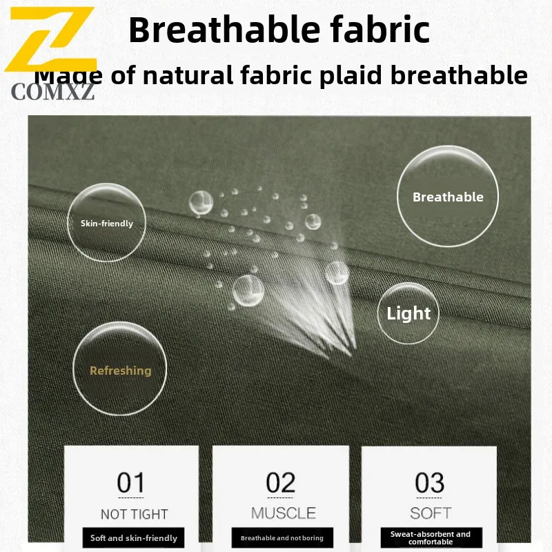 Luxury Shirt Men's 2025 New Spring and Autumn Fashion Classic Cotton Single Breasted Shirts Male high quality Business Slim Tops