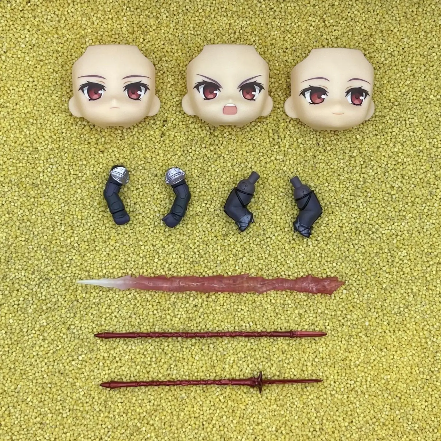 شاهوا GSC كلاي مان وجه دمية شعر الوجه إكسسوارات دمي
