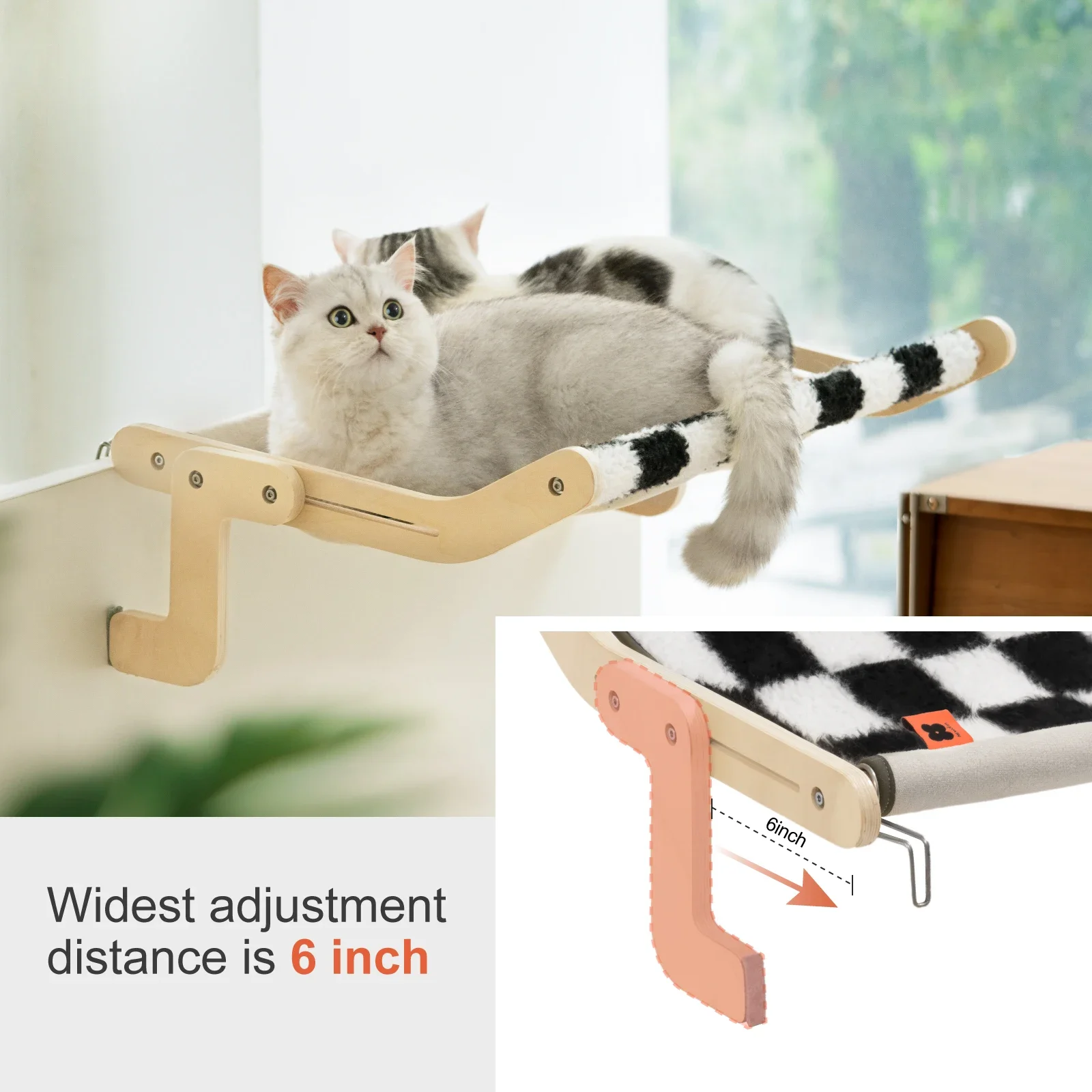 

Cat Window Perch Winter Season Mat Easy Washable Quality Fabric 40 Lbs Hot Selling Hammock Hanging Bed for Pet Cat Bed