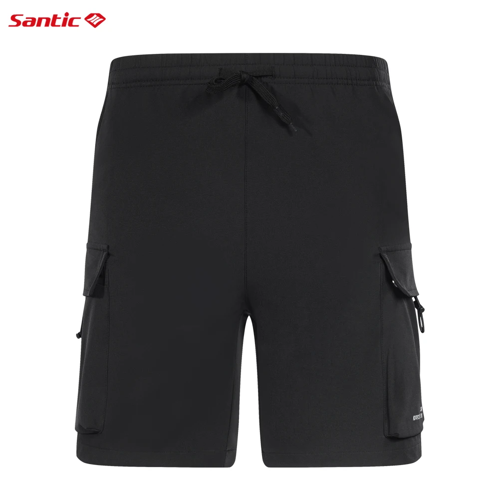 

Santic Summer Men Cycling Shorts Reflective Casual MTB Shorts Quick-drying MTB Bike Short Downhill Cycling Shorts KM24C05188H