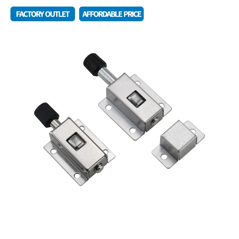 

Door Lock Anti-theft Electrical Cabinet Mechanical Equipment For Cabinet Doors Stainless Steel Spring Button Type Locking Buckle